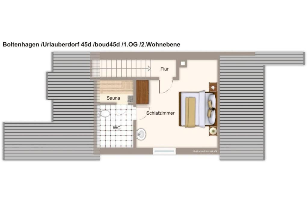 Vila Urlauberdorf Urlauberdorf 45D Boltenhagen  Exteriér fotografie