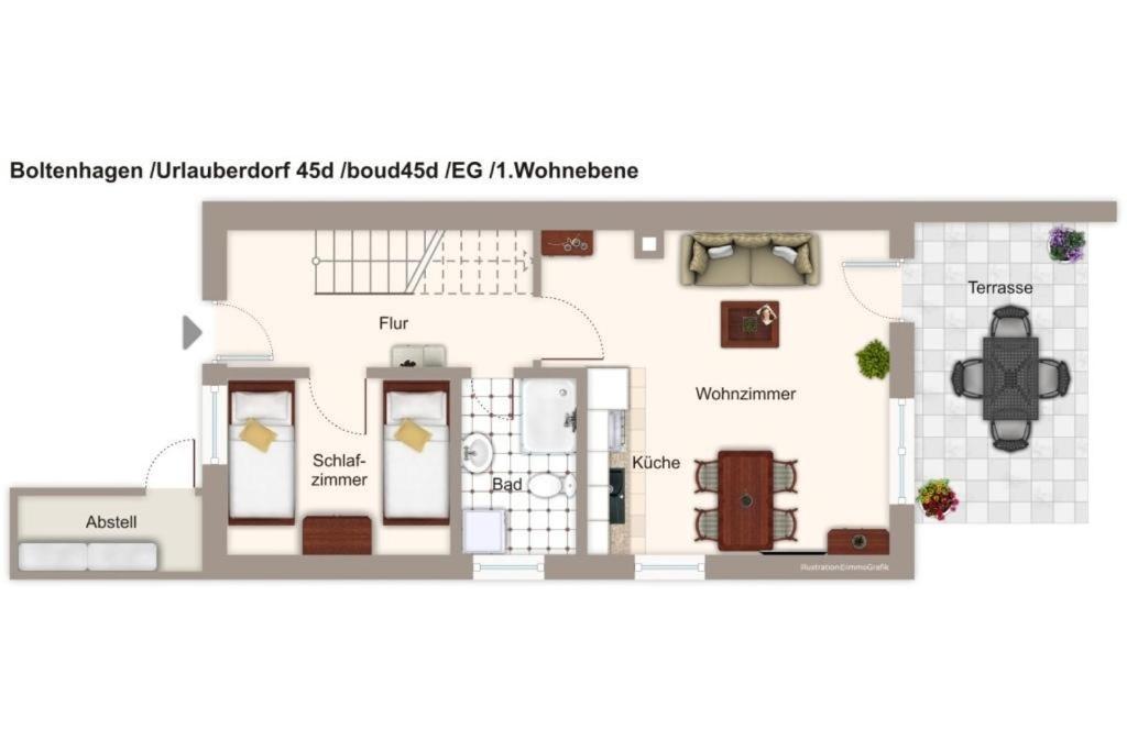 Vila Urlauberdorf Urlauberdorf 45D Boltenhagen  Exteriér fotografie